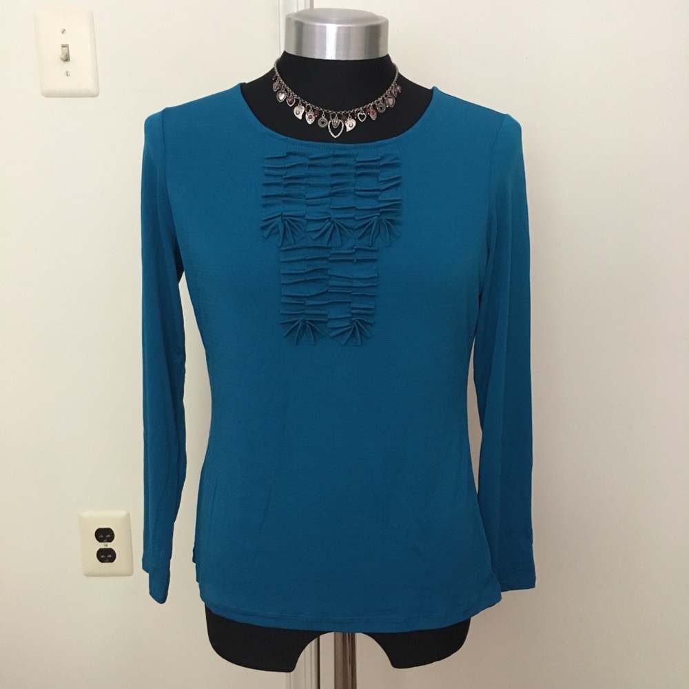 Ruffled Grayson top, NWOT